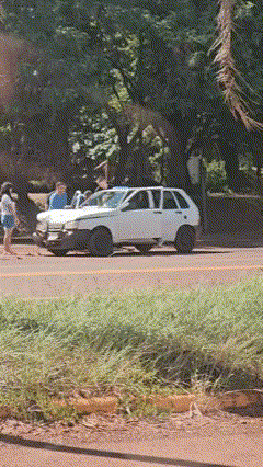 Choque en Colectora y Ruta Nacional 12 en Eldorado
