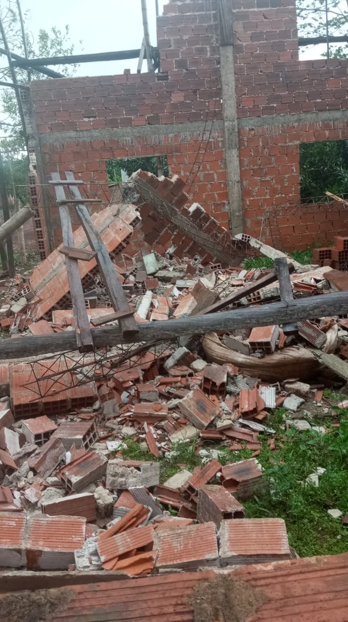Temporal en Eldorado: fuertes vientos causaron daños en el kilómetro 1