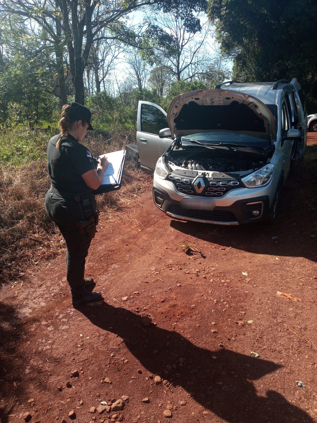 Secuestraron un vehículo robado en Hipólito Yrigoyen