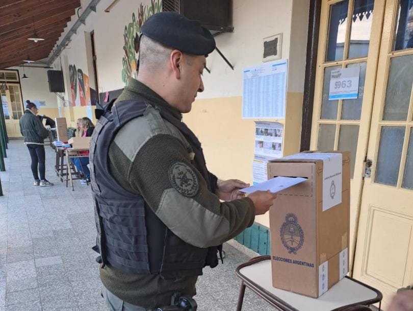 Efectivos de las fuerzas de seguridad nacional y provincial no podrán votar el 8 de junio