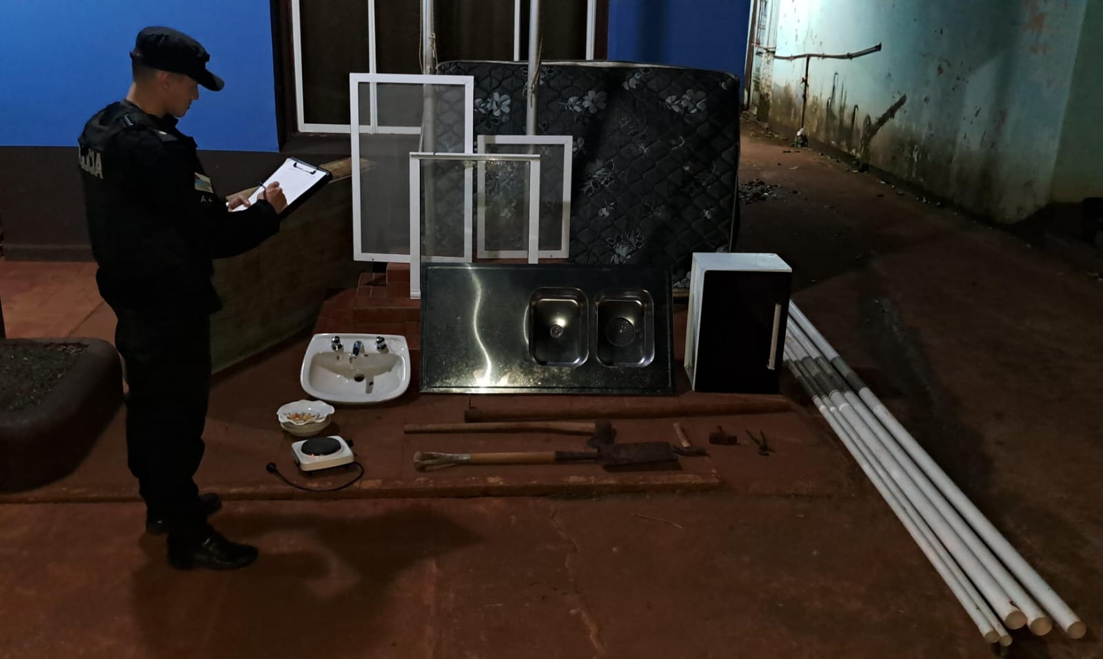 Demoran a dos menores por el robo a una vivienda en construcción en Guaraní