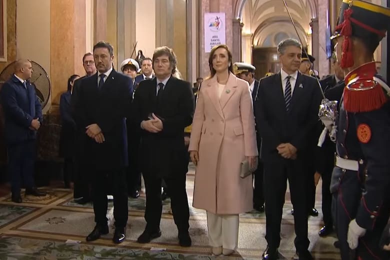 Un tedeum poco tradicional: Milei le negó el saludo a Macri, a Villarruel y se enfrentó a un fuerte mensaje de la Iglesia