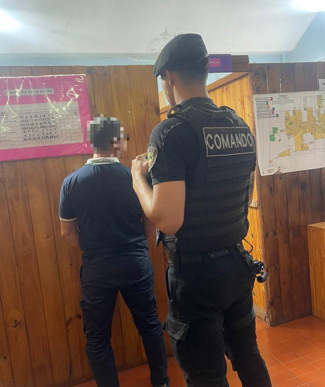 Detienen en Eldorado a dos hombres buscados por abuso sexual