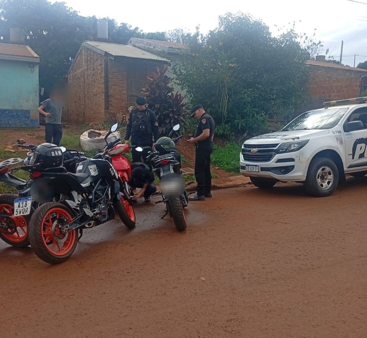 Desarticularon una red de robo de motos en Eldorado: picadas ilegales, adulteración y venta de motopartes