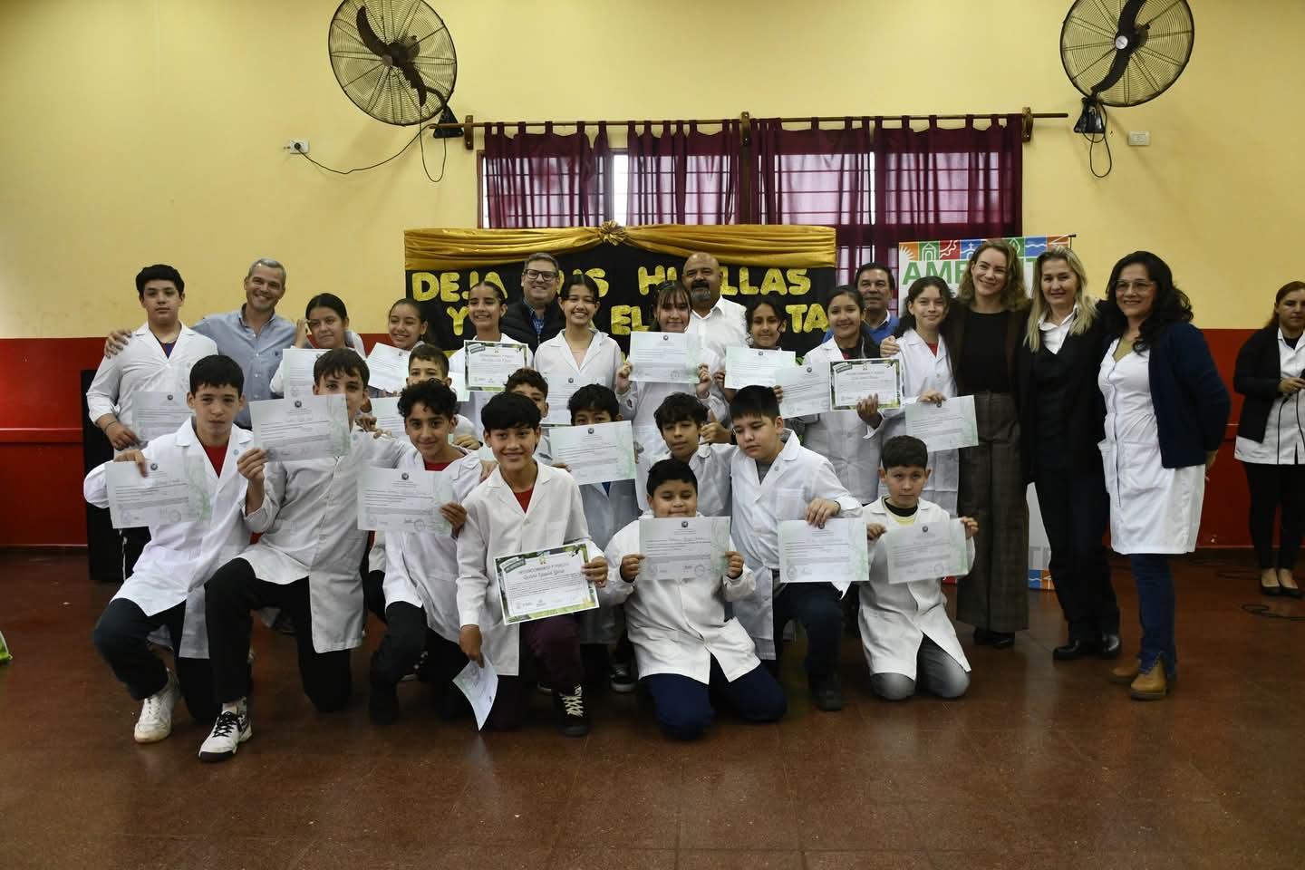 Compromiso ambiental en las aulas: alumnos hicieron la Promesa al Ambiente