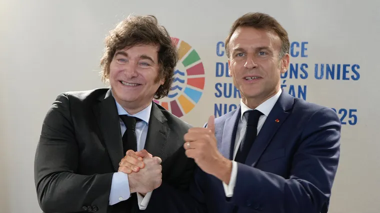Javier Milei y Emmanuel Macron acordaron una sociedad estratégica en minería y energía nuclear