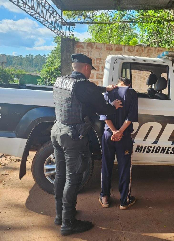 Montecarlo: un joven fue detenido por robarle a su prima en el "Día del Primo"