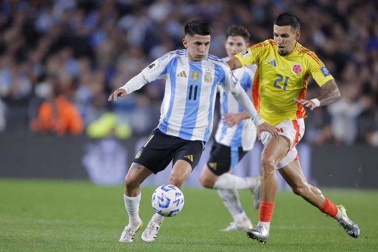 La Selección argentina empató 1-1 con Colombia