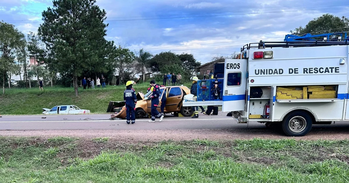 Identificaron a las víctimas fatales del choque en San Vicente