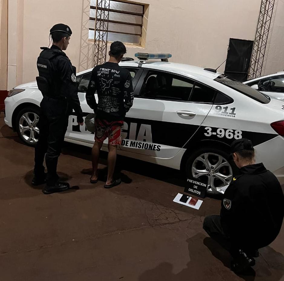 Recuperaron una moto, celulares y dinero tras varios robos y una estafa en Oberá: hay tres detenidos