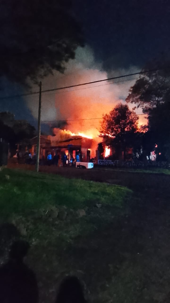 Incendio en una vivienda del barrio San Martín de Eldorado