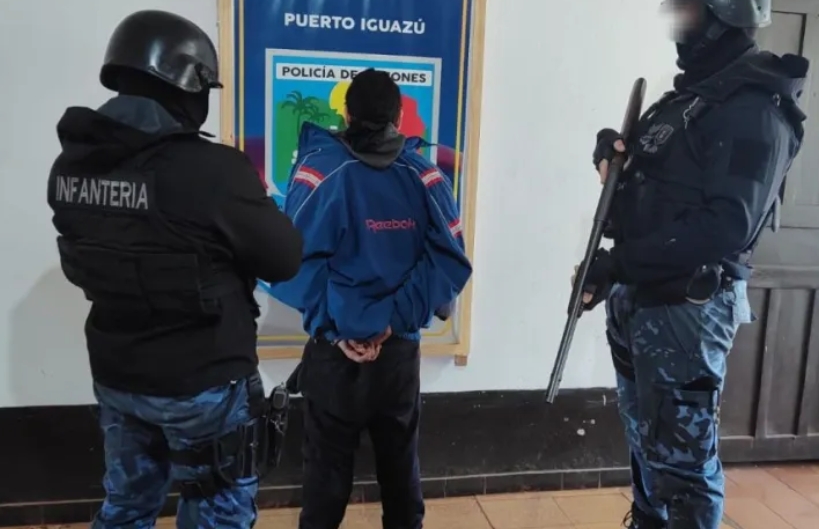 Detuvieron al cabecilla de una banda que robaba en barrios de Iguazú