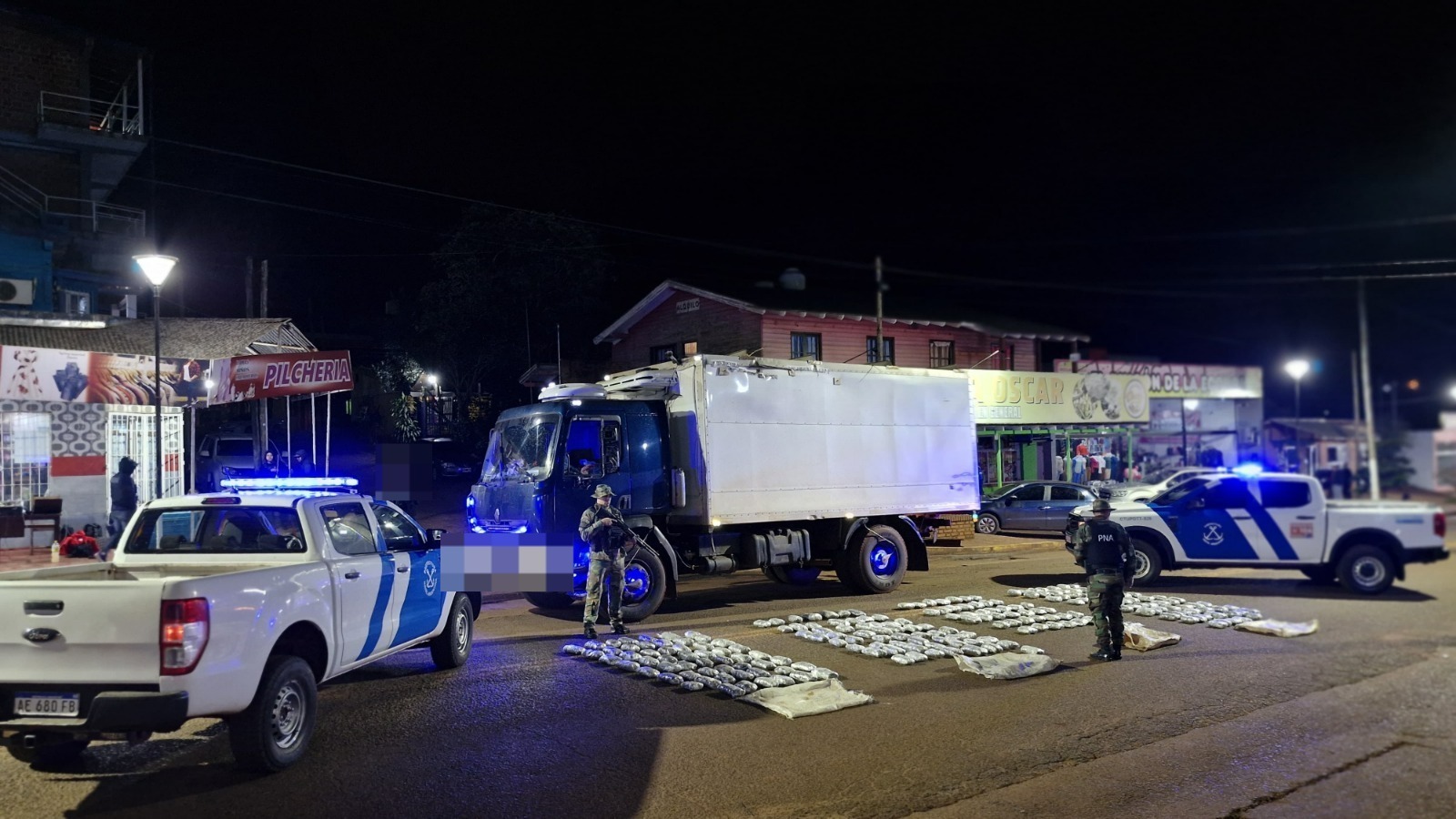 Operativo de Prefectura en el kilómetro 3: Lo incautado supera los 274 millones de pesos