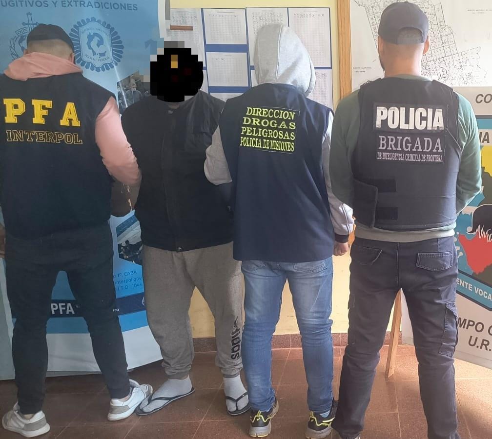 Capturaron en Misiones a un narcocriminal prófugo del Brasil 
