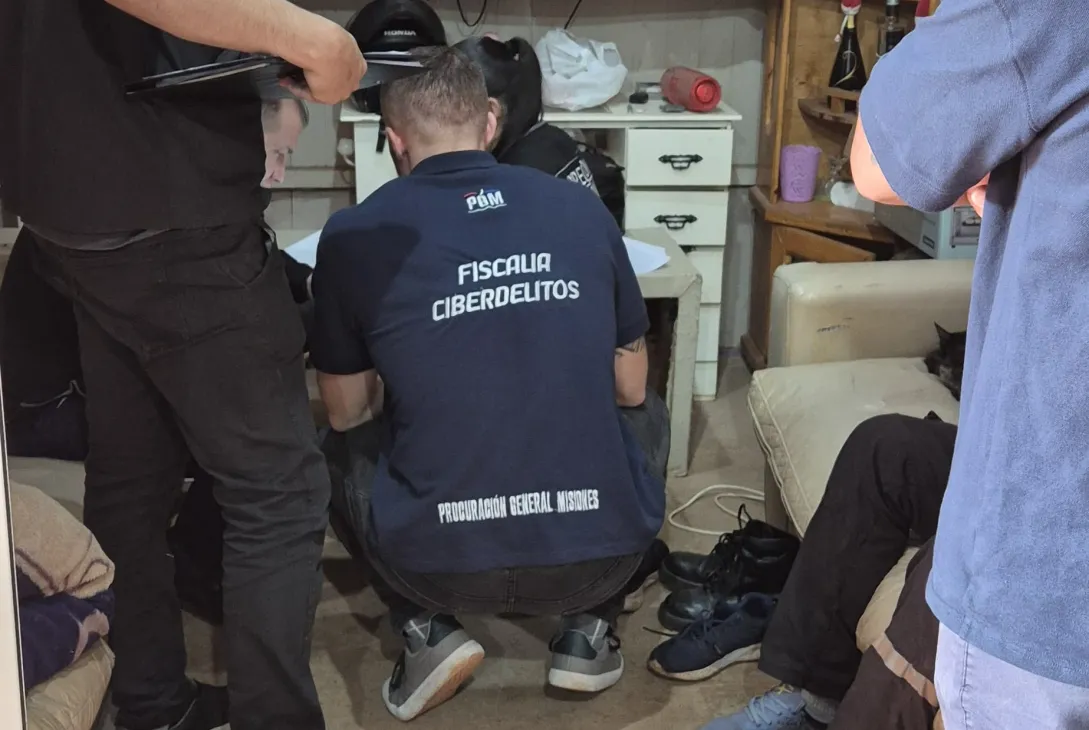 Tras un reporte internacional, Ciberdelitos realiza un allanamiento por MASI en Santa María