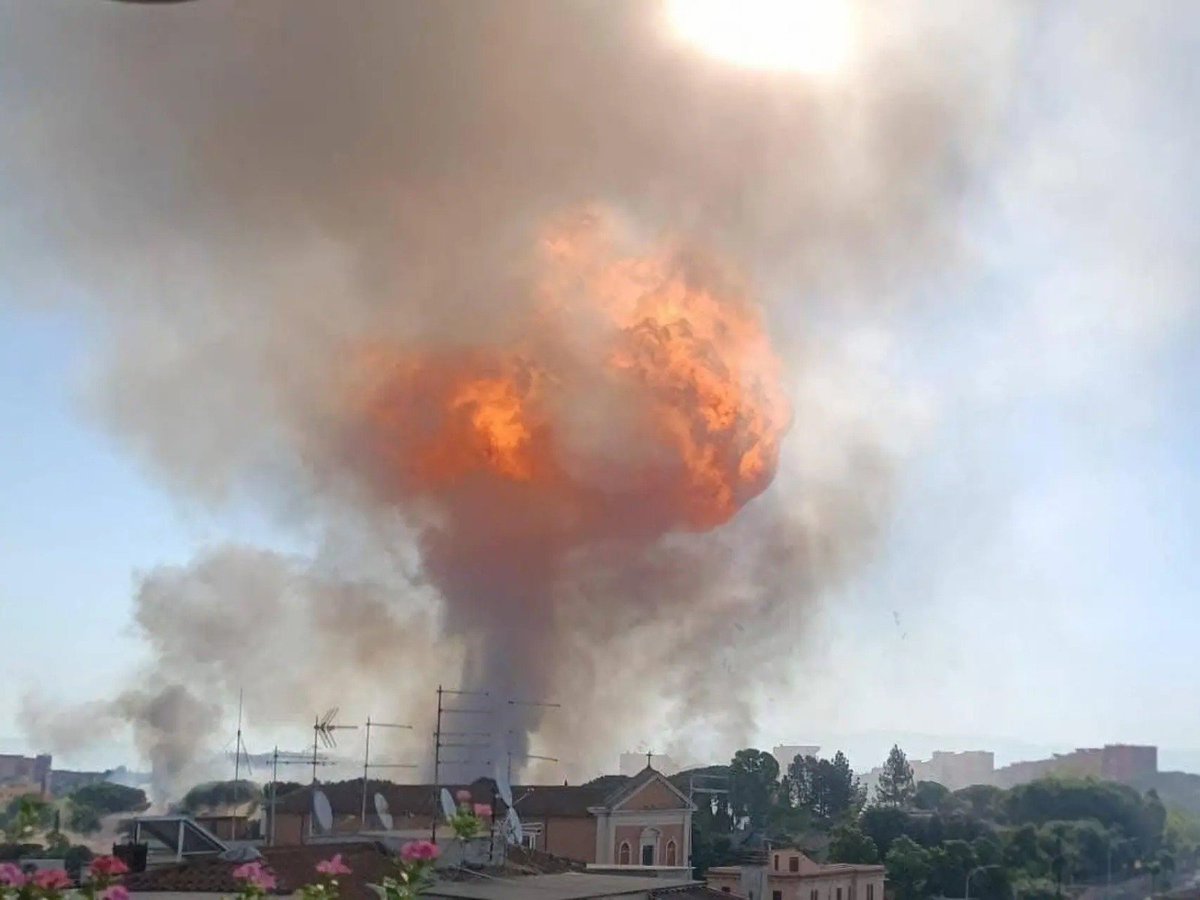 Al menos 27 personas resultaron heridas por una gran explosión en una gasolinera en Roma: dos están graves