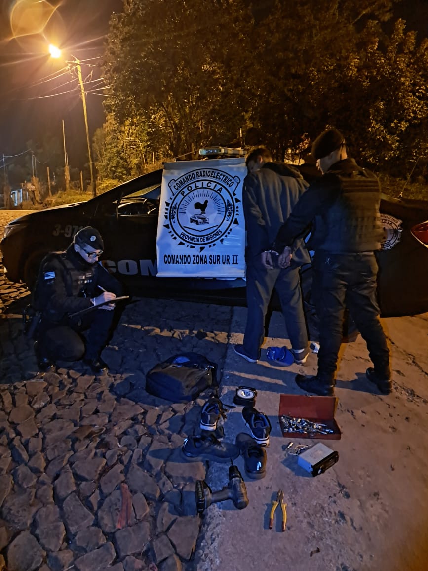 Operativos en Misiones: 6 detenidos, droga incautada, violencia familiar y alcoholemia positiva