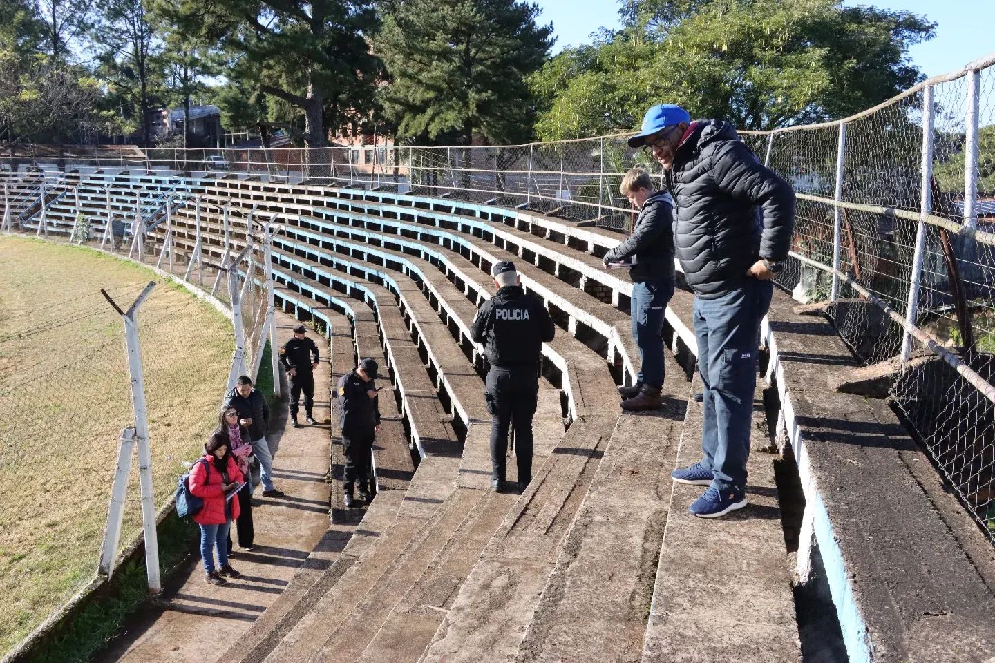 Realizaron una inspección del Club Sportivo Eldorado para las Olimpiadas Estudiantiles 2025
