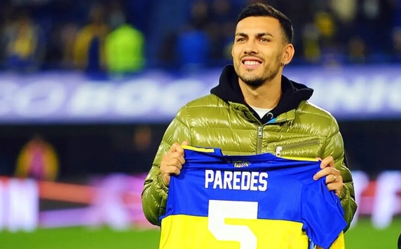 Paredes llegó a la Argentina para sumarse a Boca