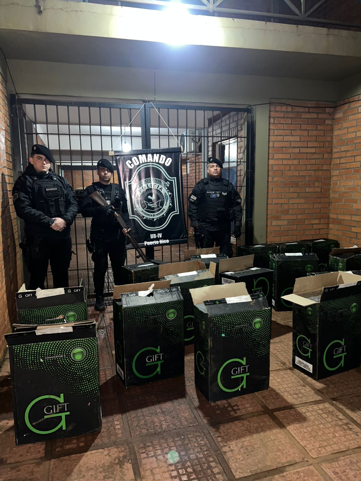 Incautaron cigarrillos de contrabando por 14,5 millones de pesos en en Puerto Rico