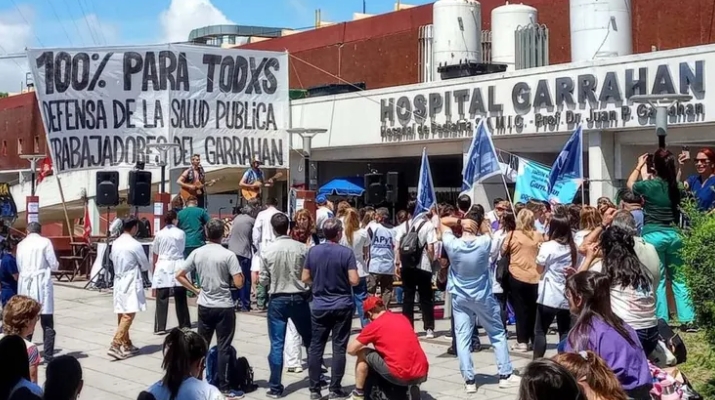 Con un nuevo paro, recrudece el conflicto del Garrahan