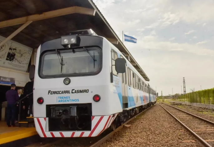 Rige el trámite migratorio unificado para pasajeros del tren internacional Posadas-Encarnación
