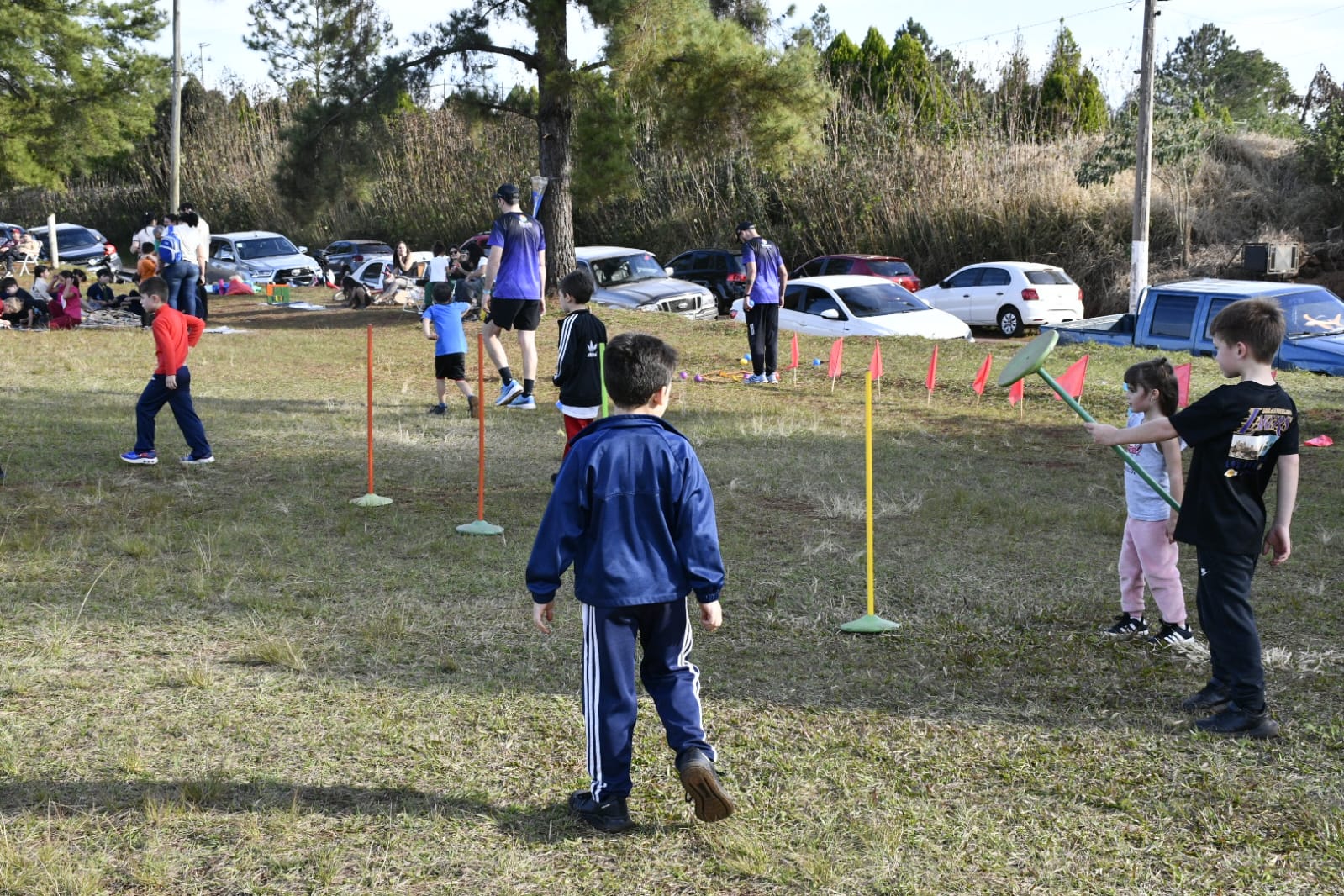Los niños disfrutan de las actividades del receso invernal en Eldorado