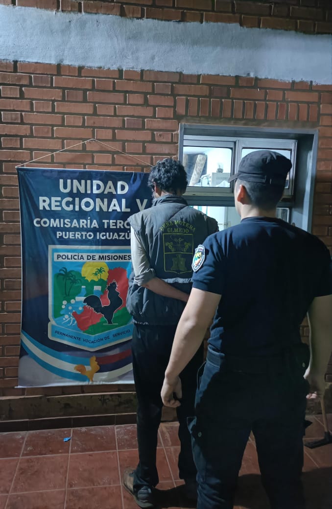 Arrestaron a un ladrón de comercios de Iguazú tras un rápido operativo policial