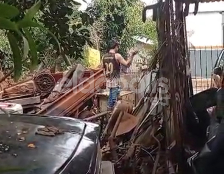 Vecinos atraparon a un ladrón en el barrio Polonia de Eldorado - Imagen 3