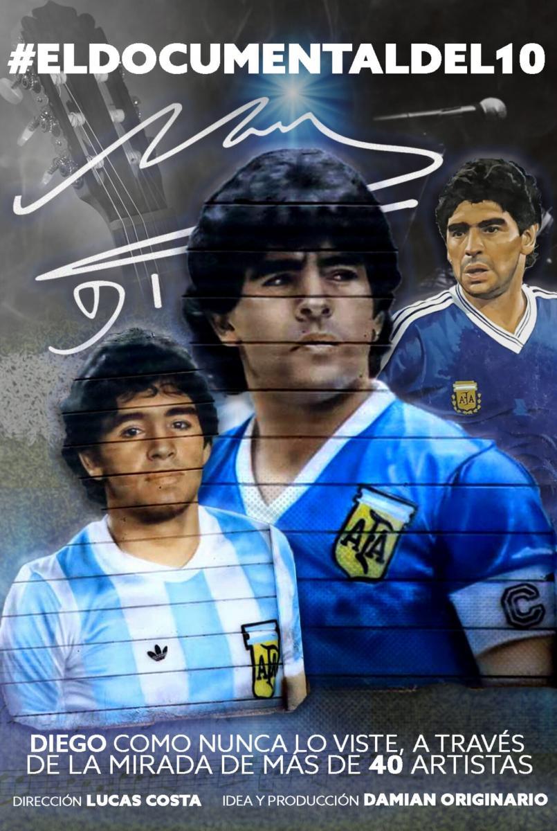 Se proyectará en Montecarlo "El Documental del 10", una obra sobre Maradona y su impacto en la cultura