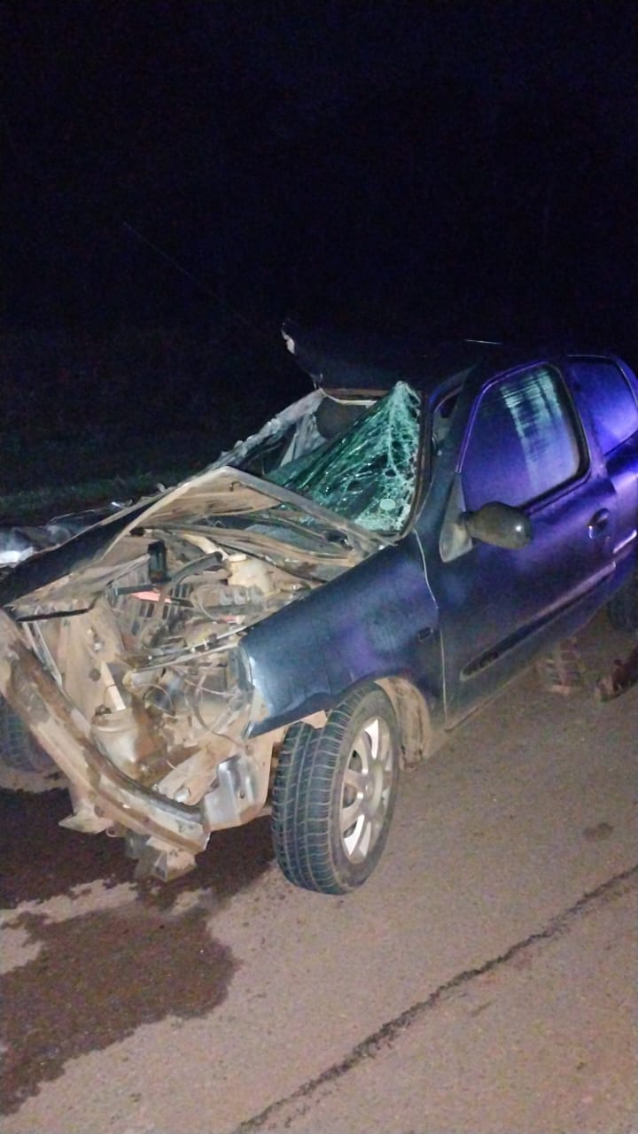 Un hombre resultó lesionado en un choque entre un auto y un camión en Eldorado - Imagen principal