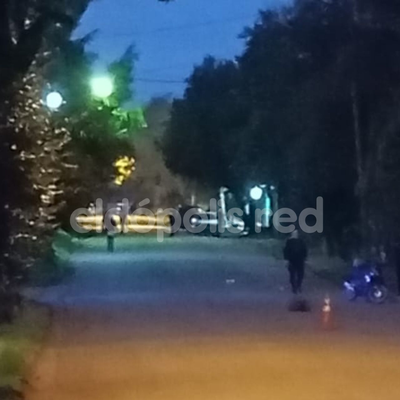 Choque entre dos motos dejó una mujer lesionada en el barrio Koch