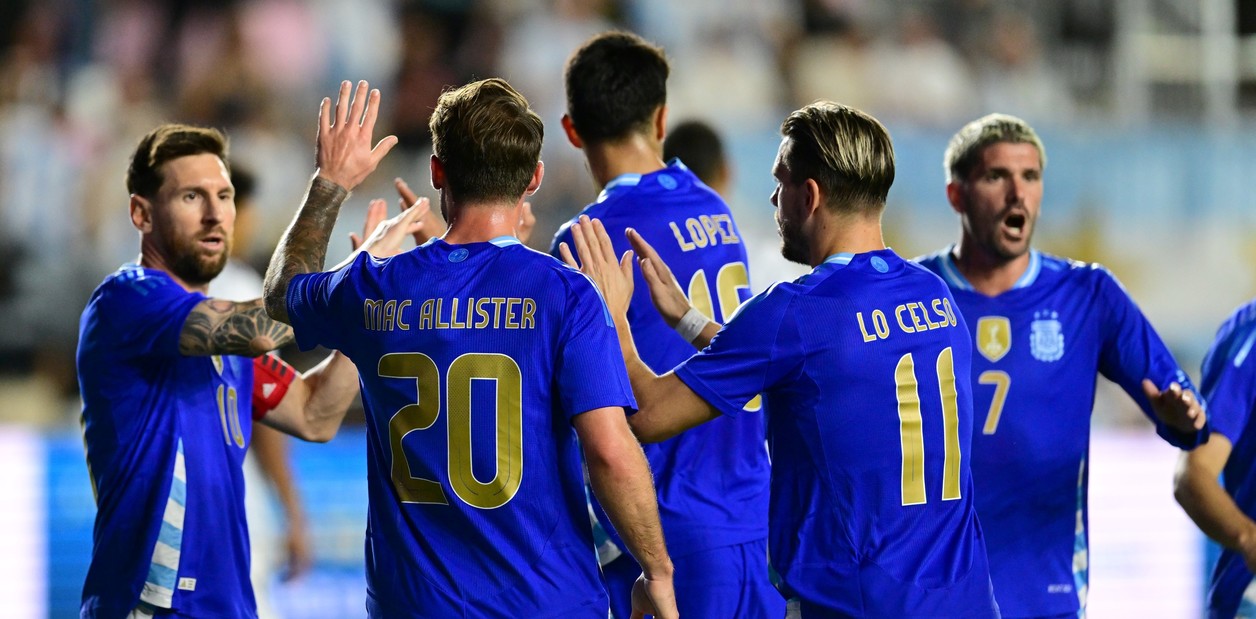 La Selección argentina goleó 6-0 a Puerto Rico en el cierre de la gira de amistosos en Estados Unidos 2