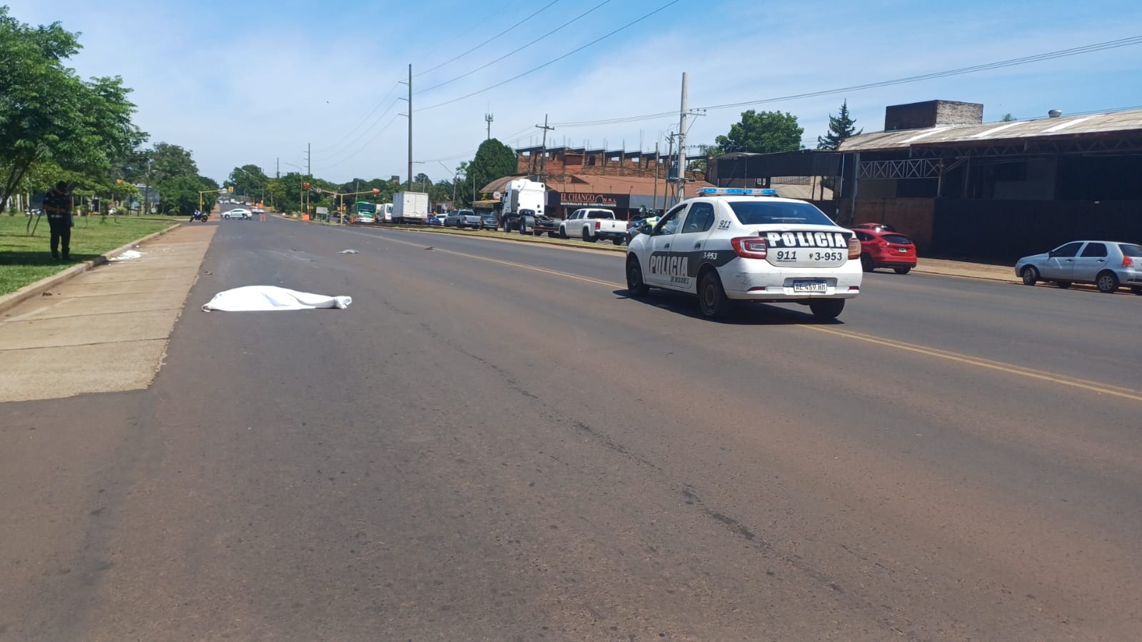 Identificaron a la mujer fallecida que fue embestida en la avenida Quaranta de Posadas - Imagen 1