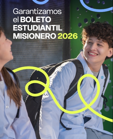 Passalacqua anunció la apertura de la inscripción al Boleto Educativo Misionero 2