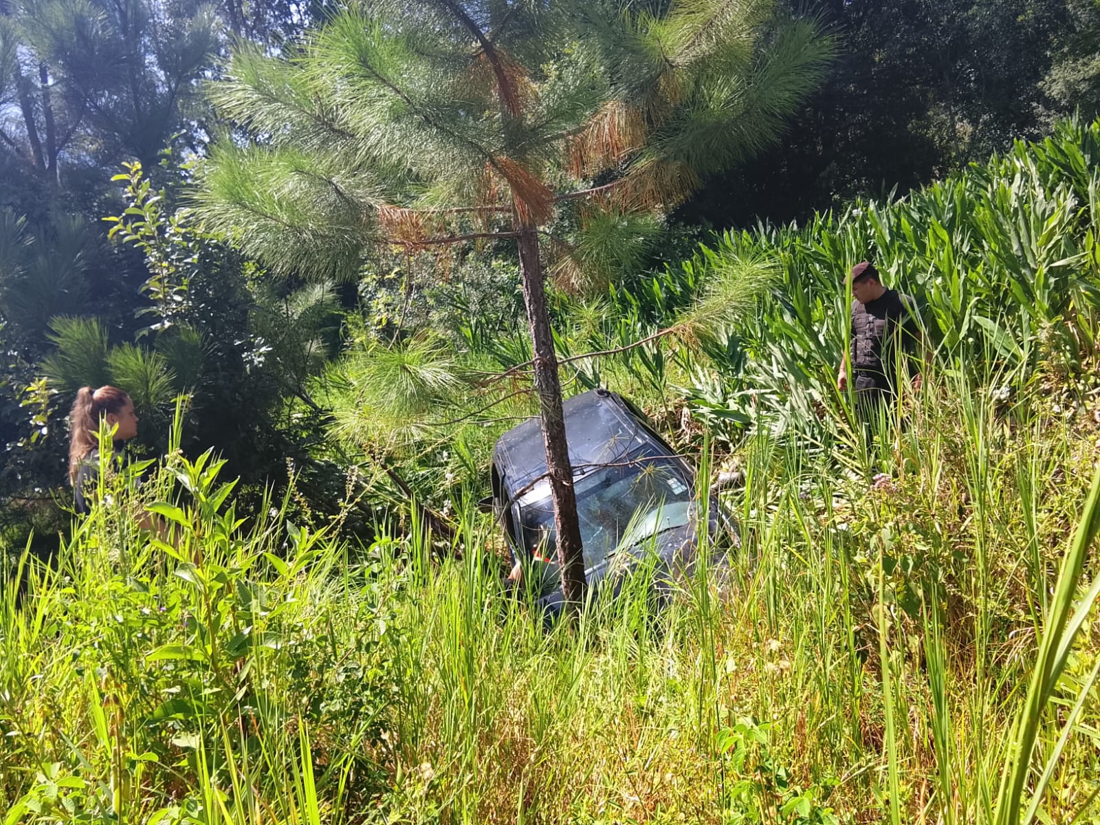 Una víctima fatal y dos personas lesionadas tras un despiste en la Ruta 103 3