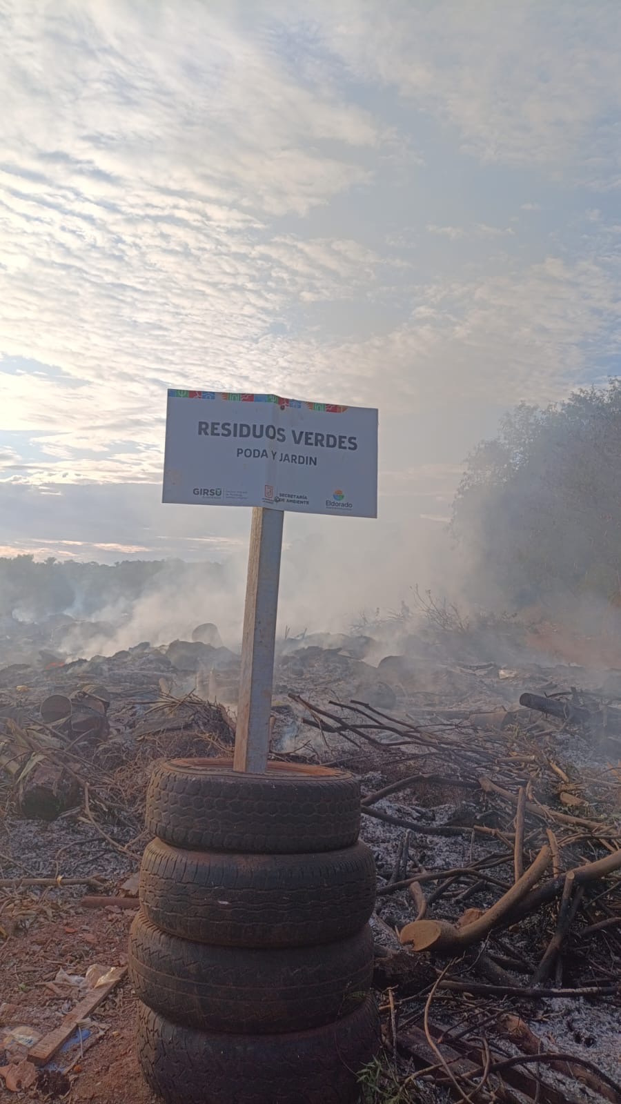 Incendio intencional en el Basural Municipal de Eldorado