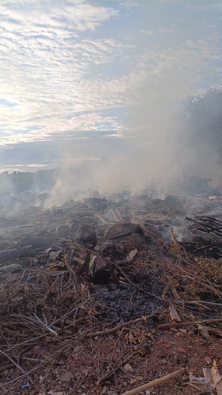 Incendio intencional en el Basural Municipal de Eldorado 3
