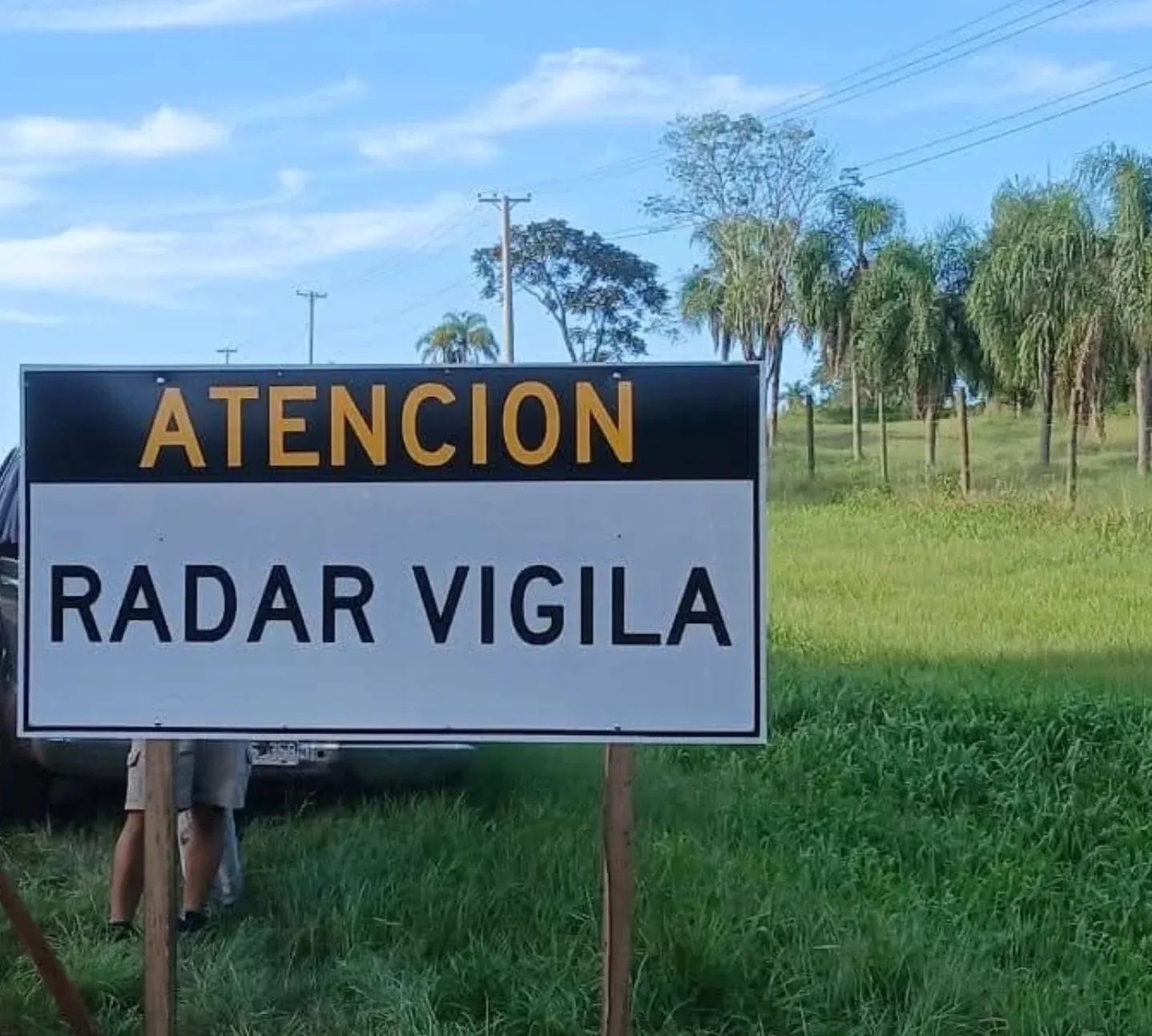 Colocaron un nuevo radar de velocidad sobre la Ruta 12 en Caraguatay 2
