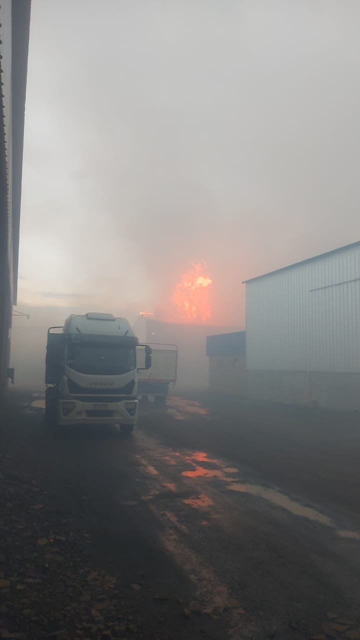 Se incendió un secadero de yerba en Apóstoles 2