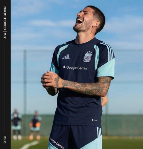 Google Gemini se convierte en el nuevo main sponsor global de la Selección Argentina 2