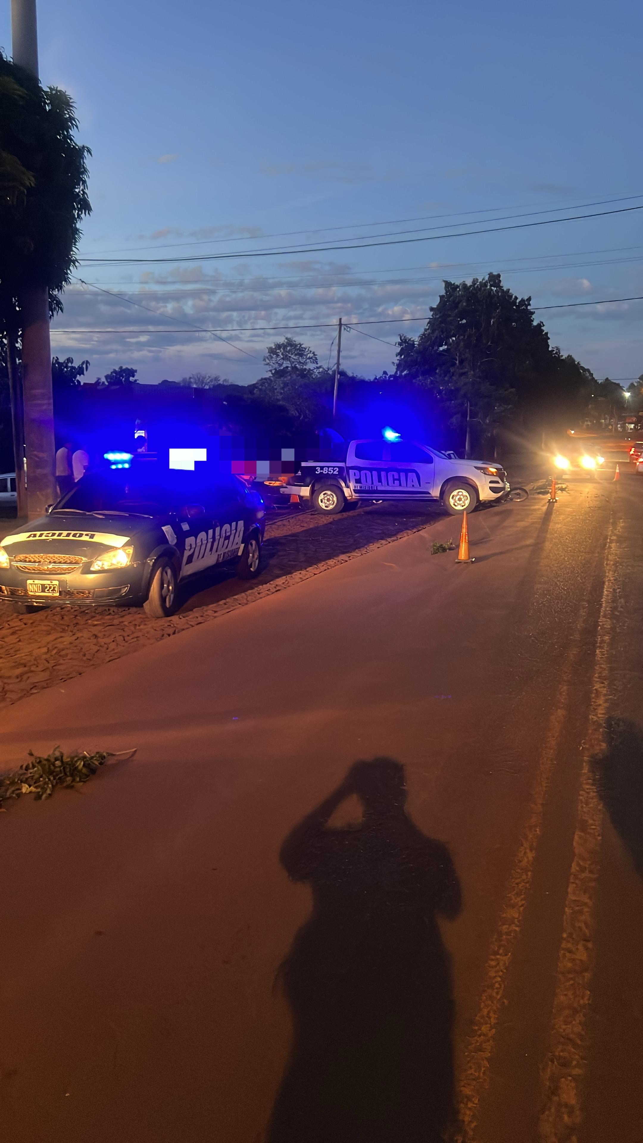 Choque entre motos en 25 de Mayo dejó tres heridos, entre ellos un menor 2