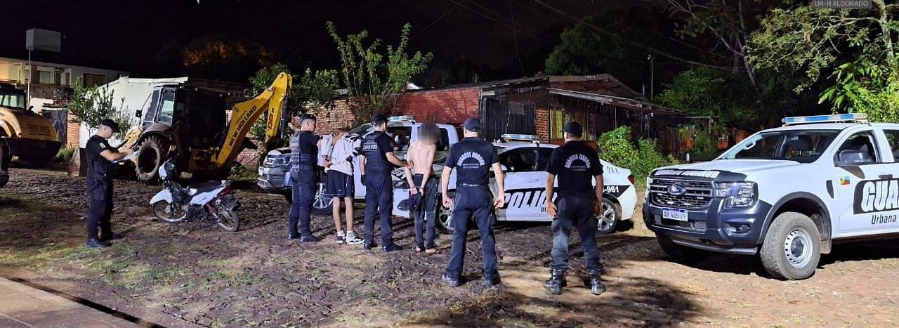 Operativo cerrojo en Eldorado: detuvieron a dos jóvenes tras un intento de robo a mano armada