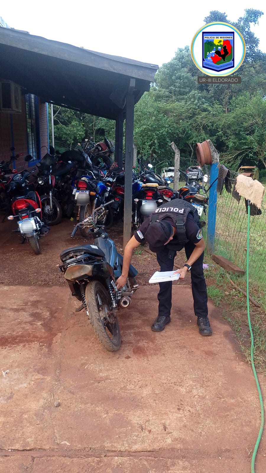 Eldorado: incautan una motocicleta adulterada y detienen a sus ocupantes tras un intento de fuga 2