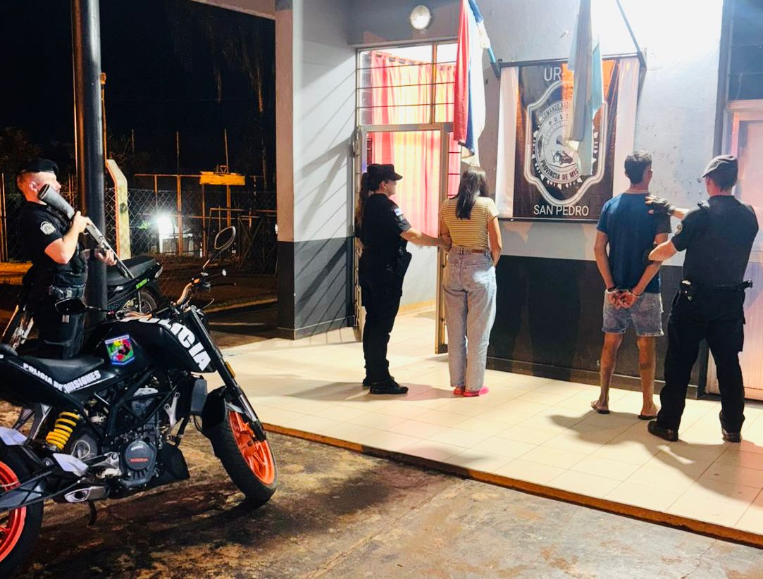 San Pedro: detienen a una pareja tras evadir un control y realizar maniobras peligrosas en moto 2