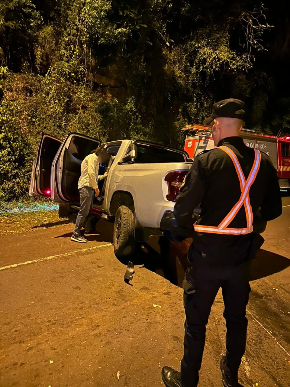 Despiste en la Ruta Provincial 7: un conductor resultó ileso 2