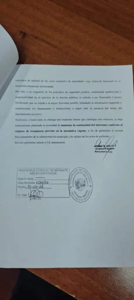 Caraguatay: el Concejo rechazó la continuidad de la intendenta interina Norma Gularte 2