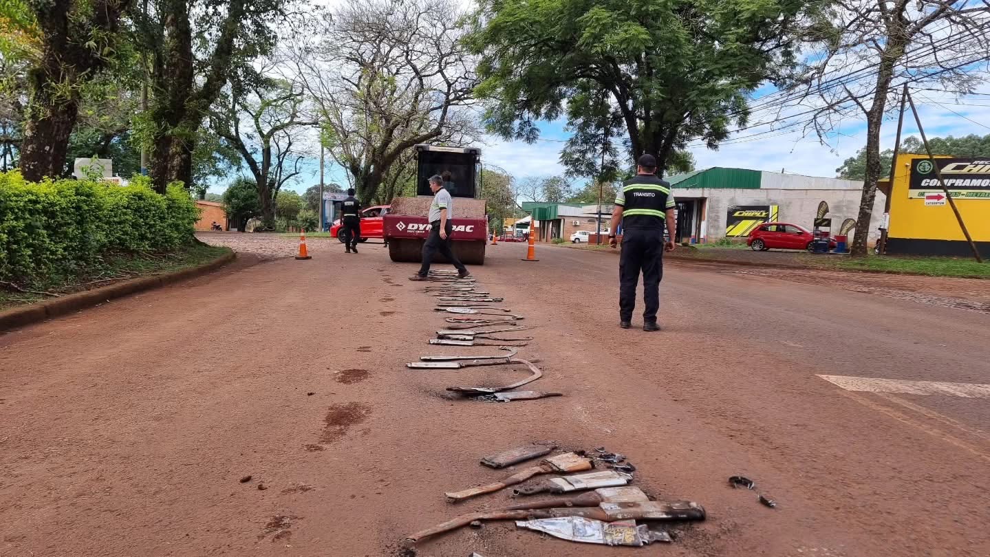 Montecarlo destruyó cerca de 60 escapes deportivos secuestrados en operativos 3