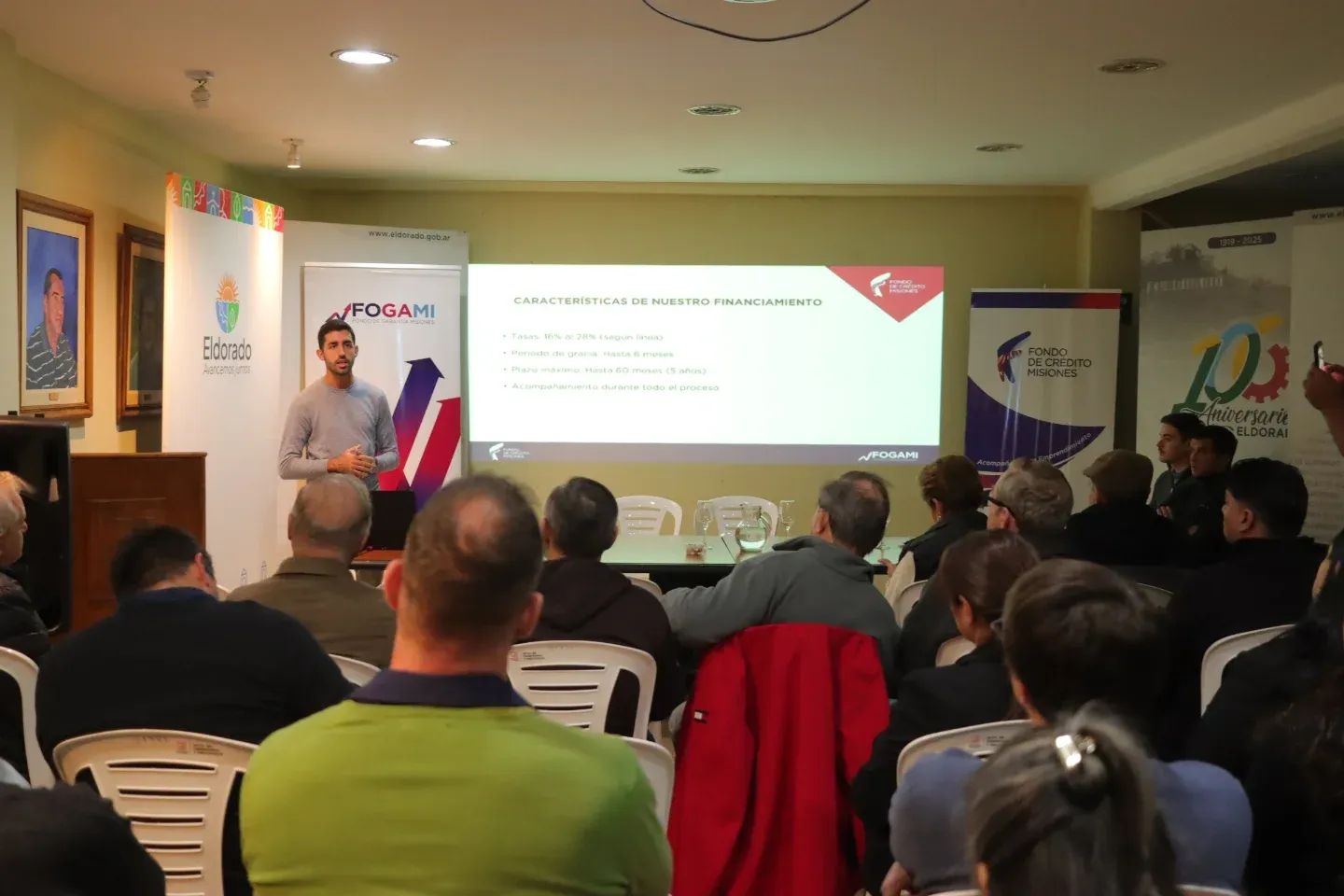 El FOGAMI presentó en Eldorado las opciones de crédito para proyectos e inversiones 2