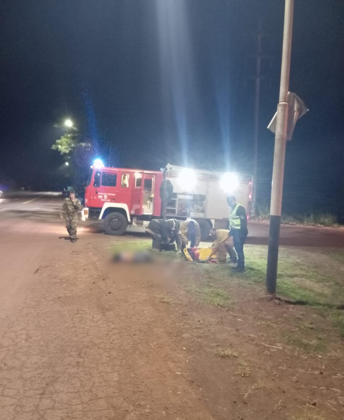 Una adolescente murió tras ser atropellada por un auto sobre la Ruta Nacional 12 2